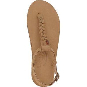 Rainbow braided strapped sandals